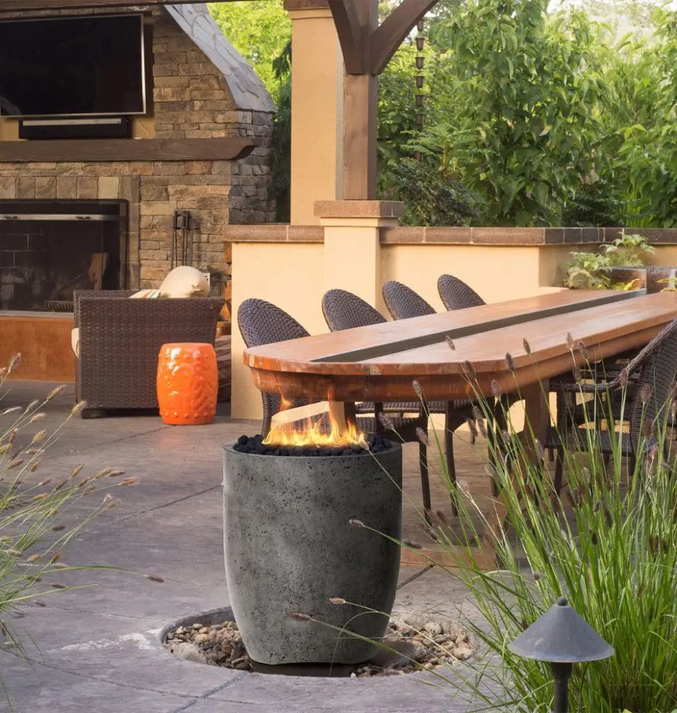 Fire Tables featuring XO appliances