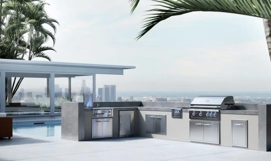 Outdoor Kitchens featuring XO appliances