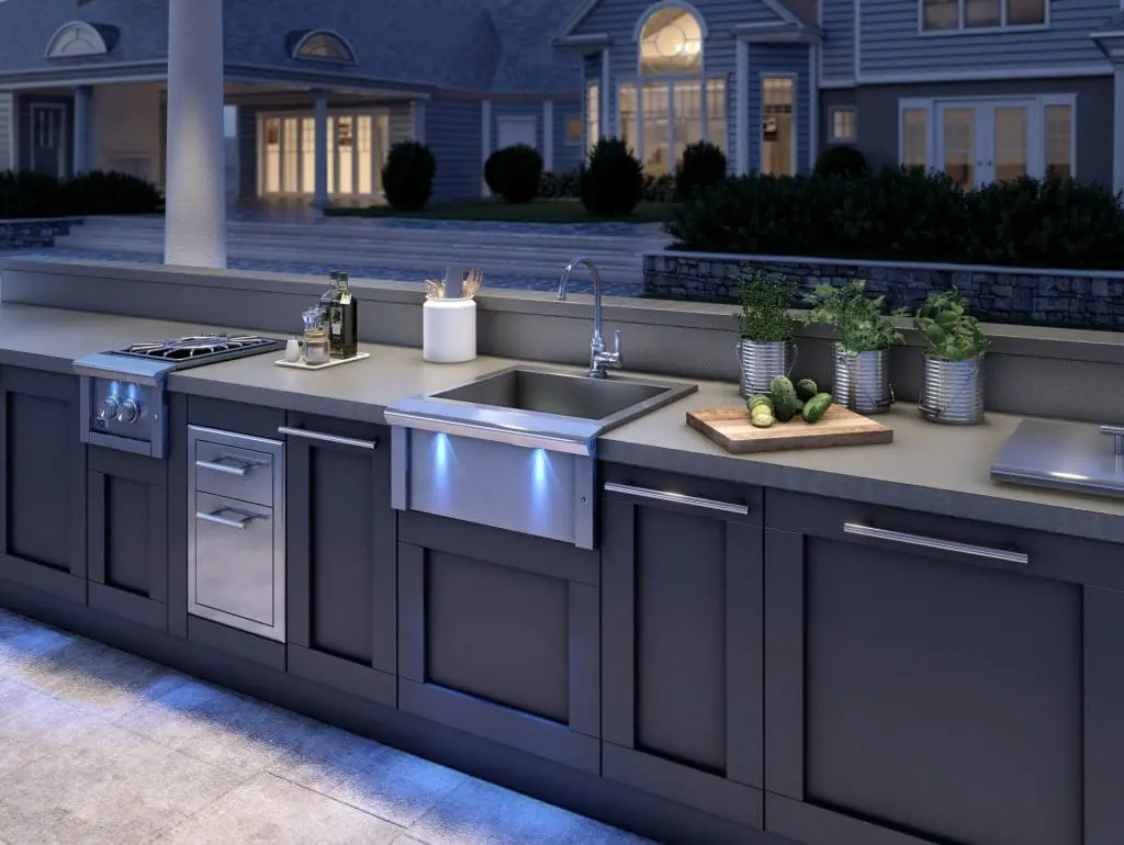 Outdoor Kitchens featuring XO appliances