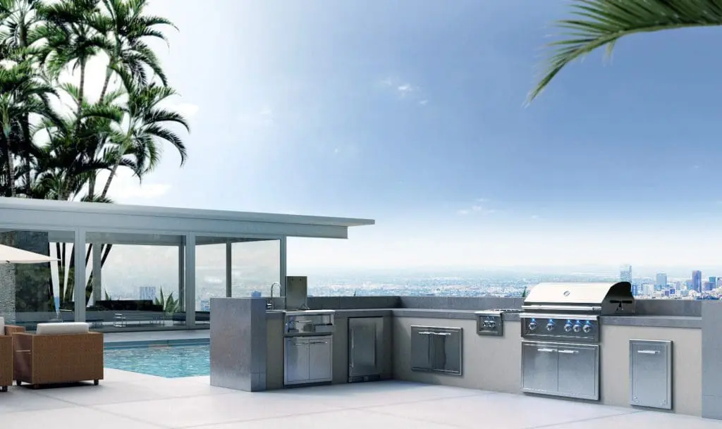 Outdoor Kitchens featuring XO appliances