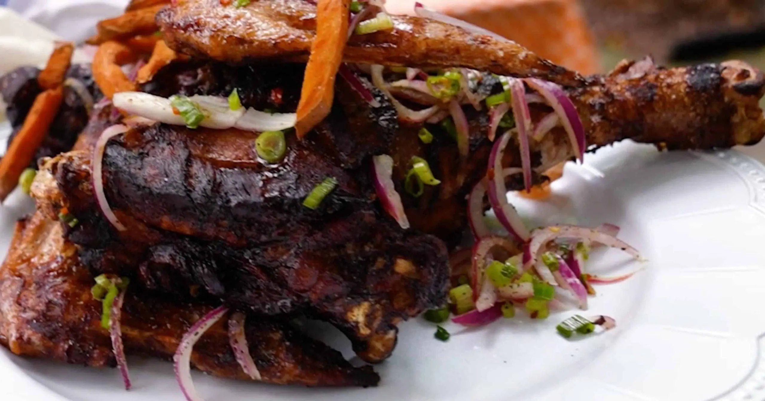 GRILLED & CRISPY FRIED TURKEY LEGS
