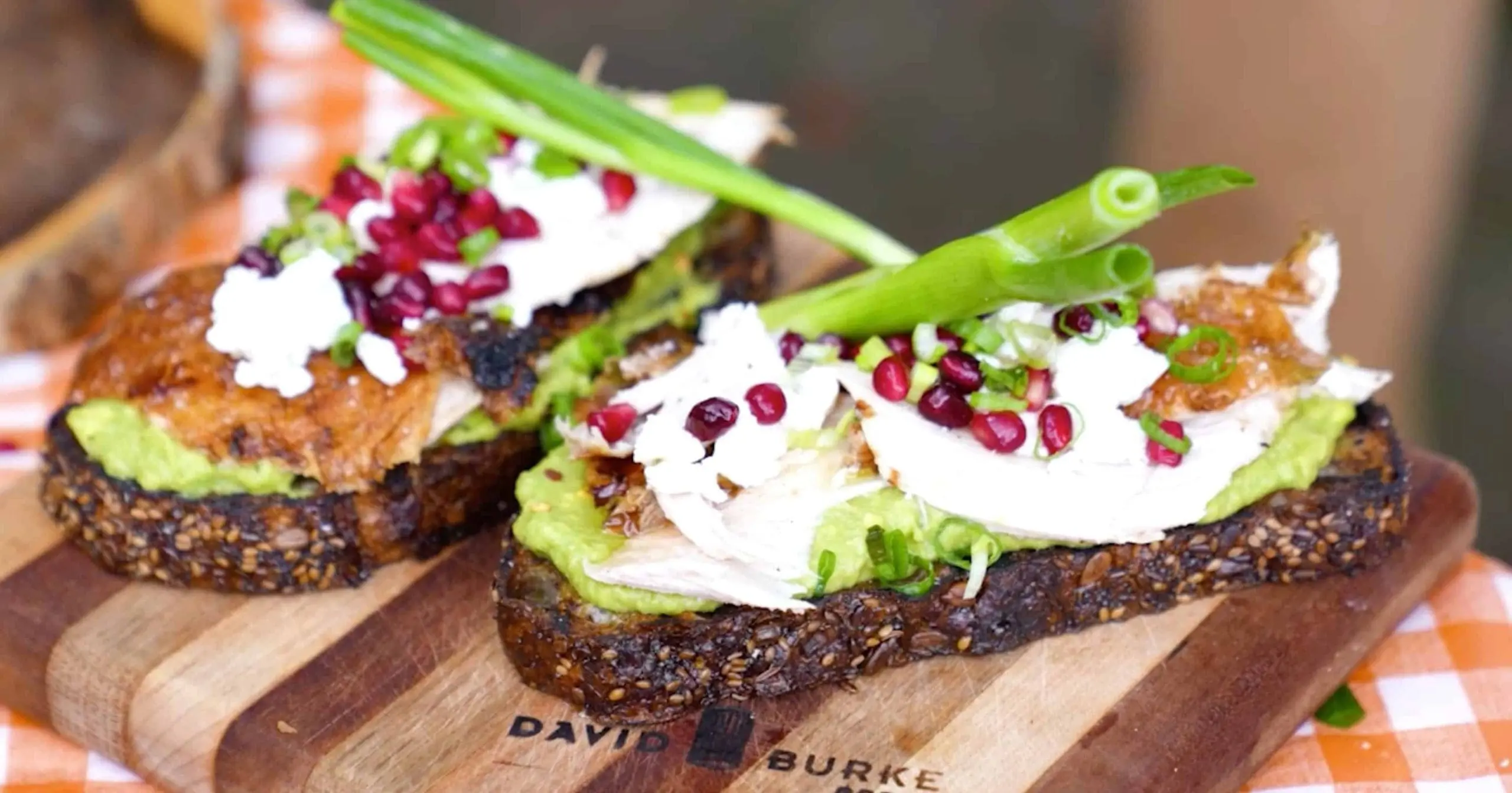 GRILLED TURKEY BREAST AVOCADO TOAST
