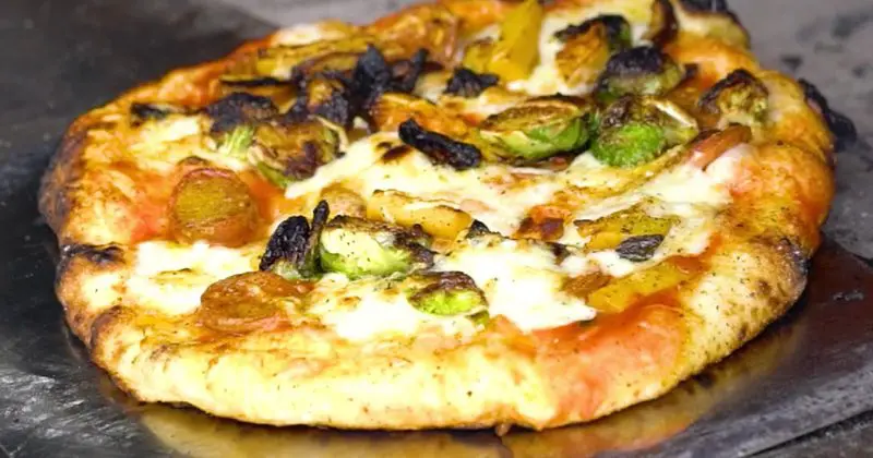 Brussels, Mushrooms, Butternut & Sausage Pizza
