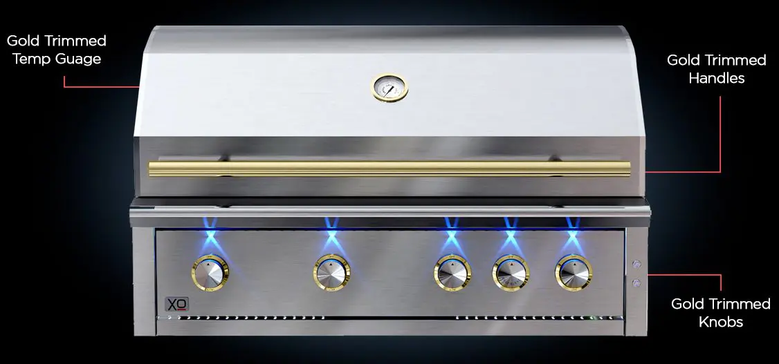 XO Gold Trim Grill