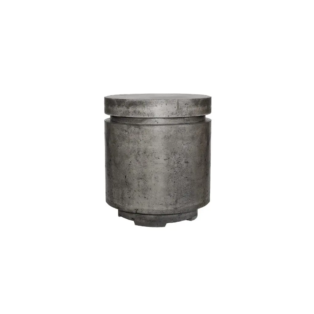 Matching Round Tank Enclosure in Gray