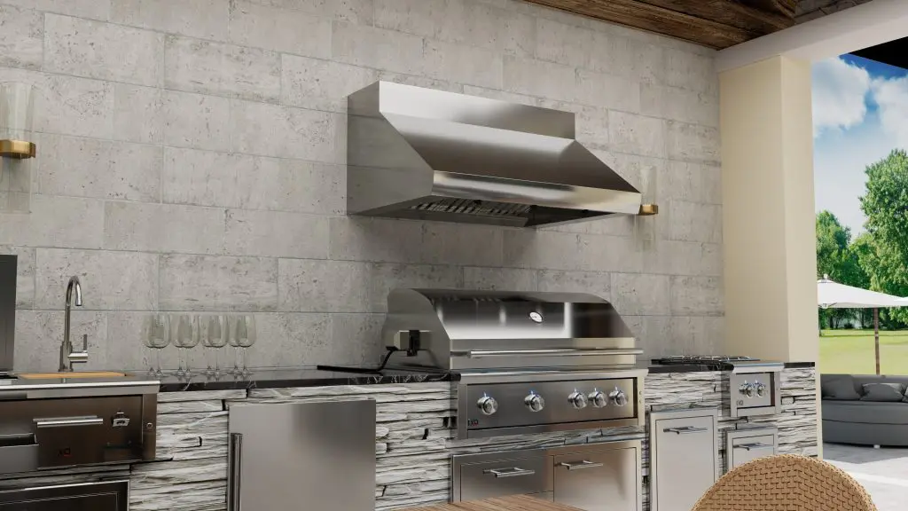 Outdoor Kitchens featuring XO appliances