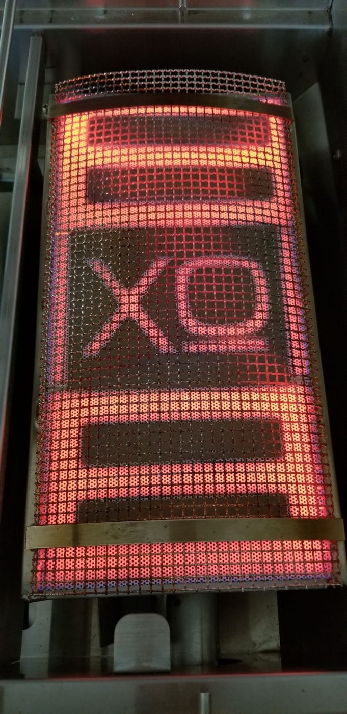 XO infrared grilling burner
